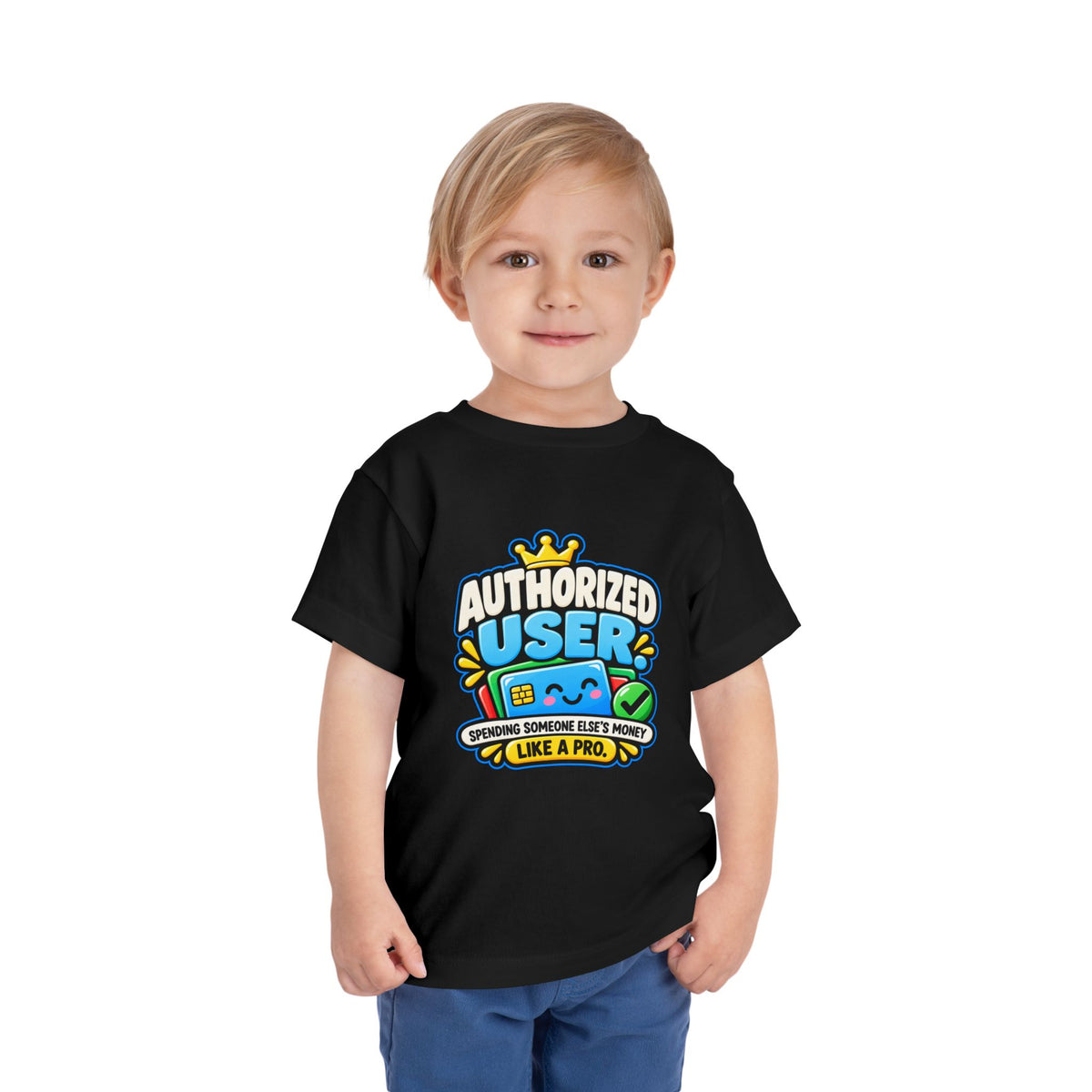 Authorized user? Girls' Toddler Tee | Funny Finance Kids Clothing