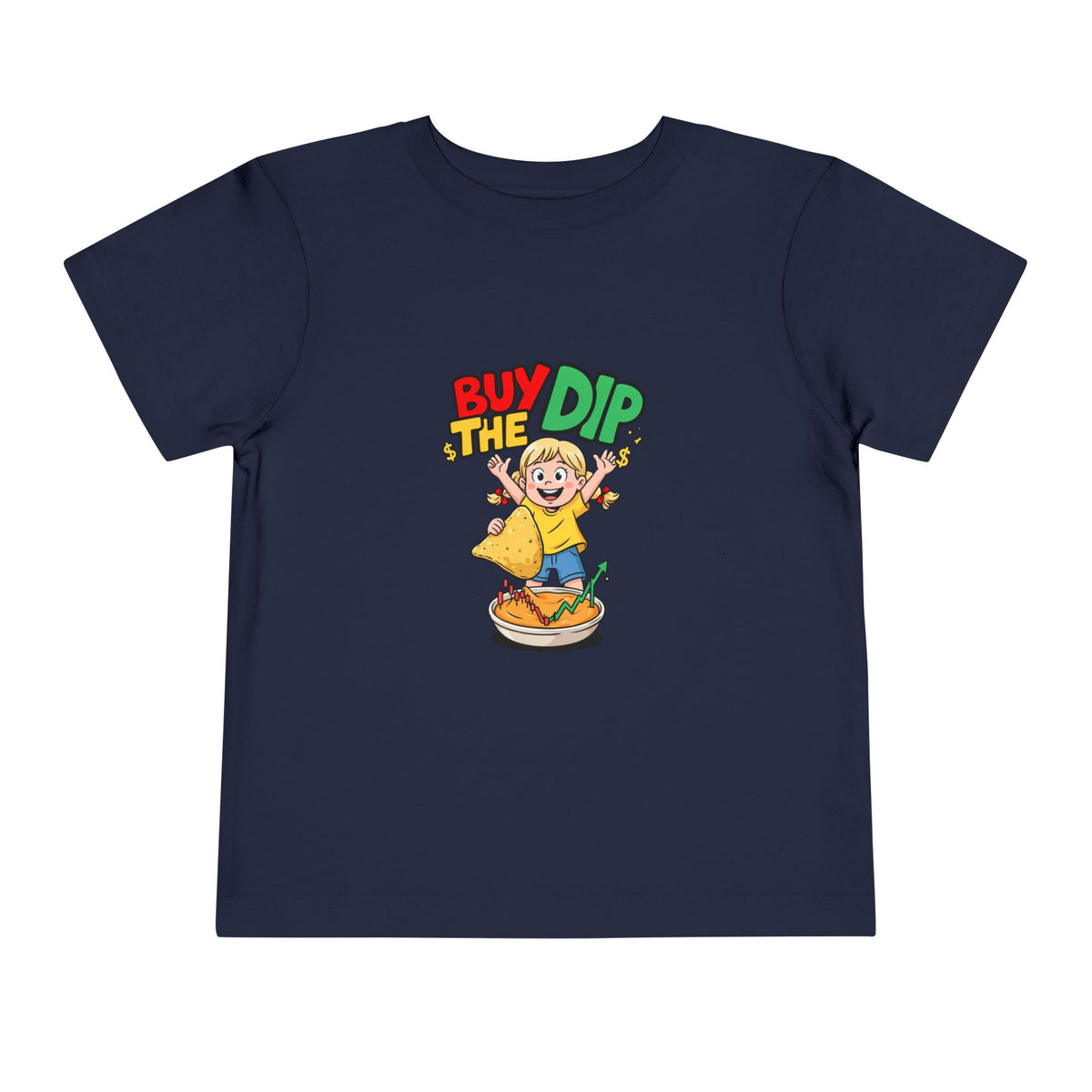 BUY THE DIP. Girls' Toddler Tee | Funny Finance Kids Clothing