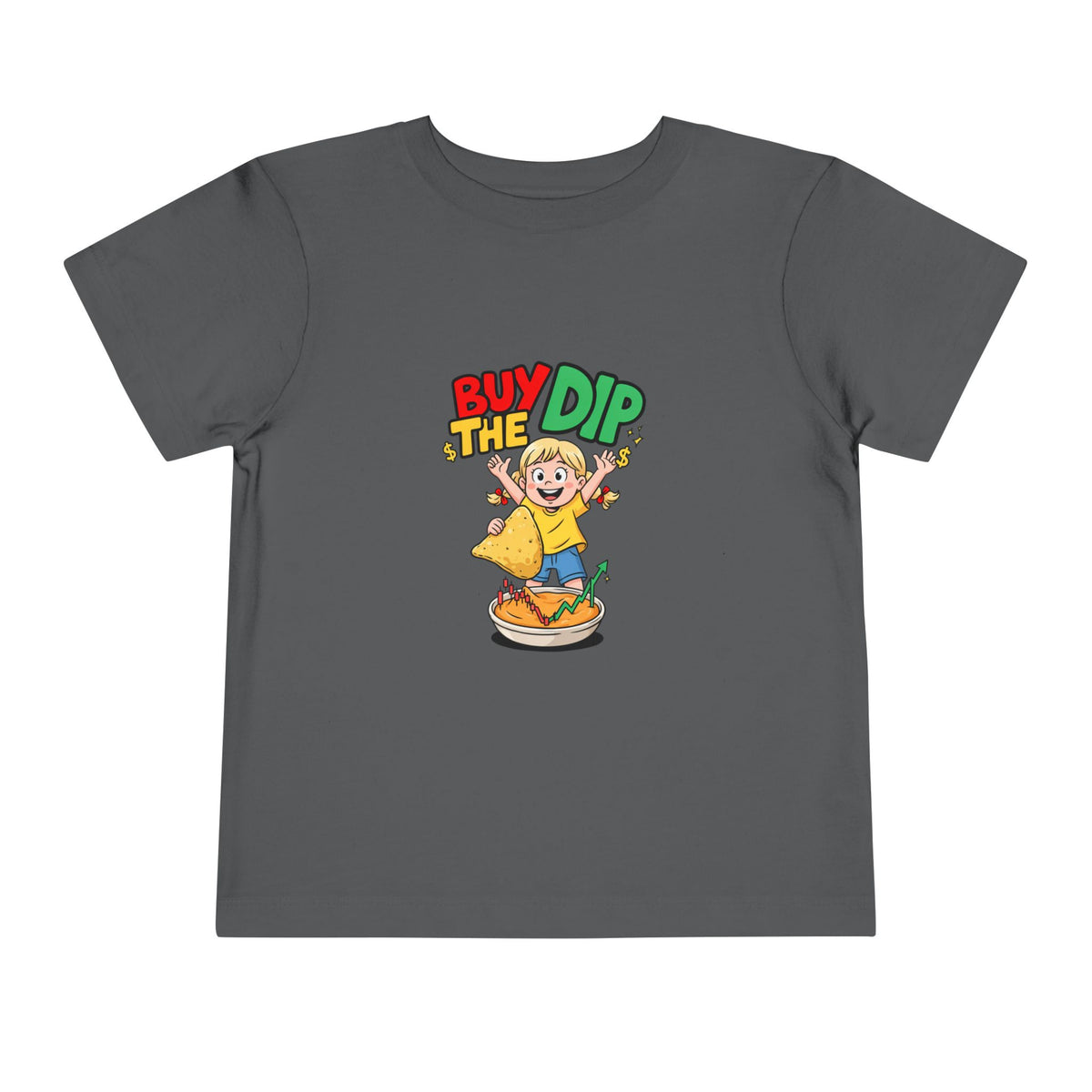 BUY THE DIP. Girls' Toddler Tee | Funny Finance Kids Clothing