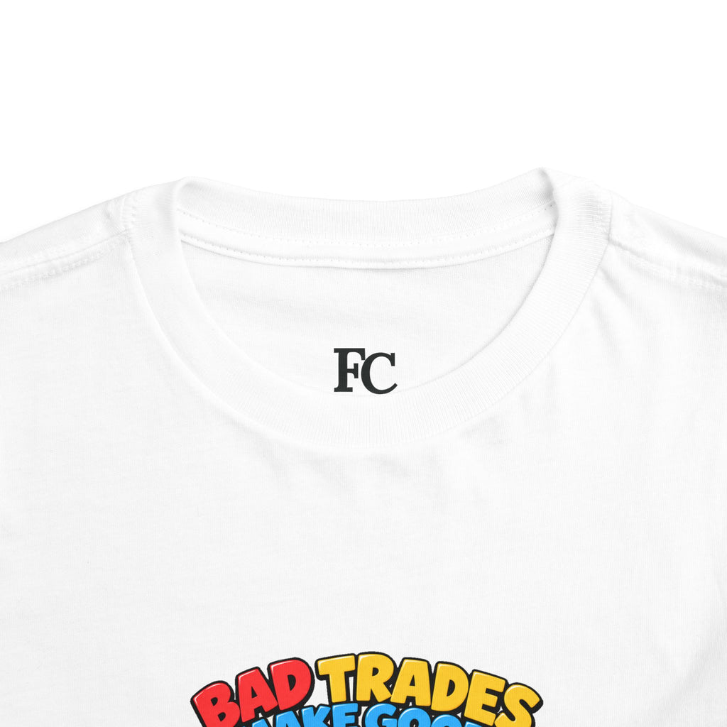 BEAR BAD TRADES. Toddler Tee | Funny Finance Kids Clothing