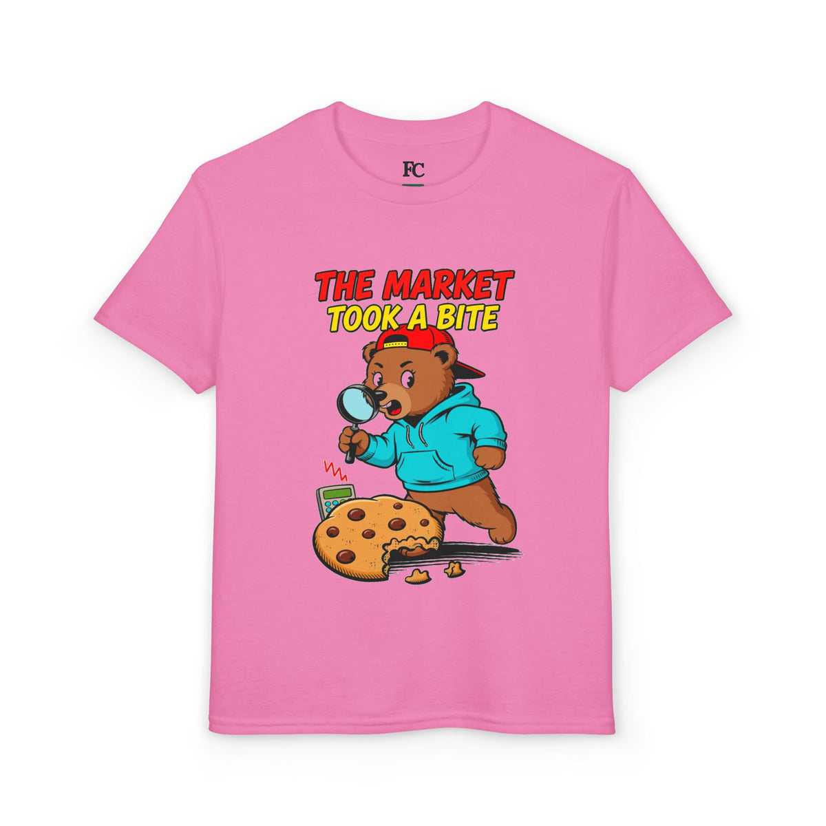 THE MARKET TOOK A BITE. Youth Tee | Funny Finance Kids Clothing