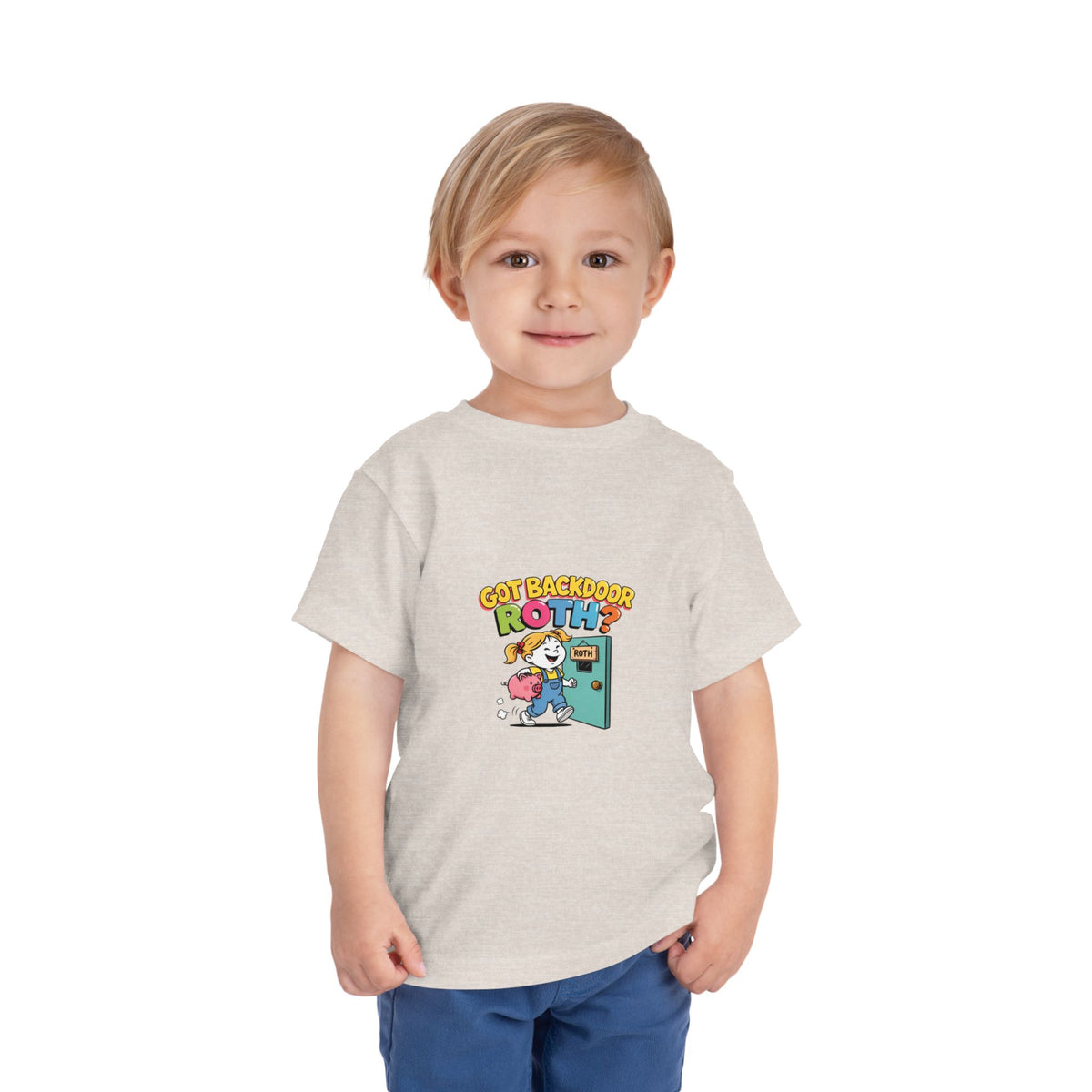 GOT BACKDOOR ROTH? Girls' Toddler Tee | Funny Finance Kids Clothing