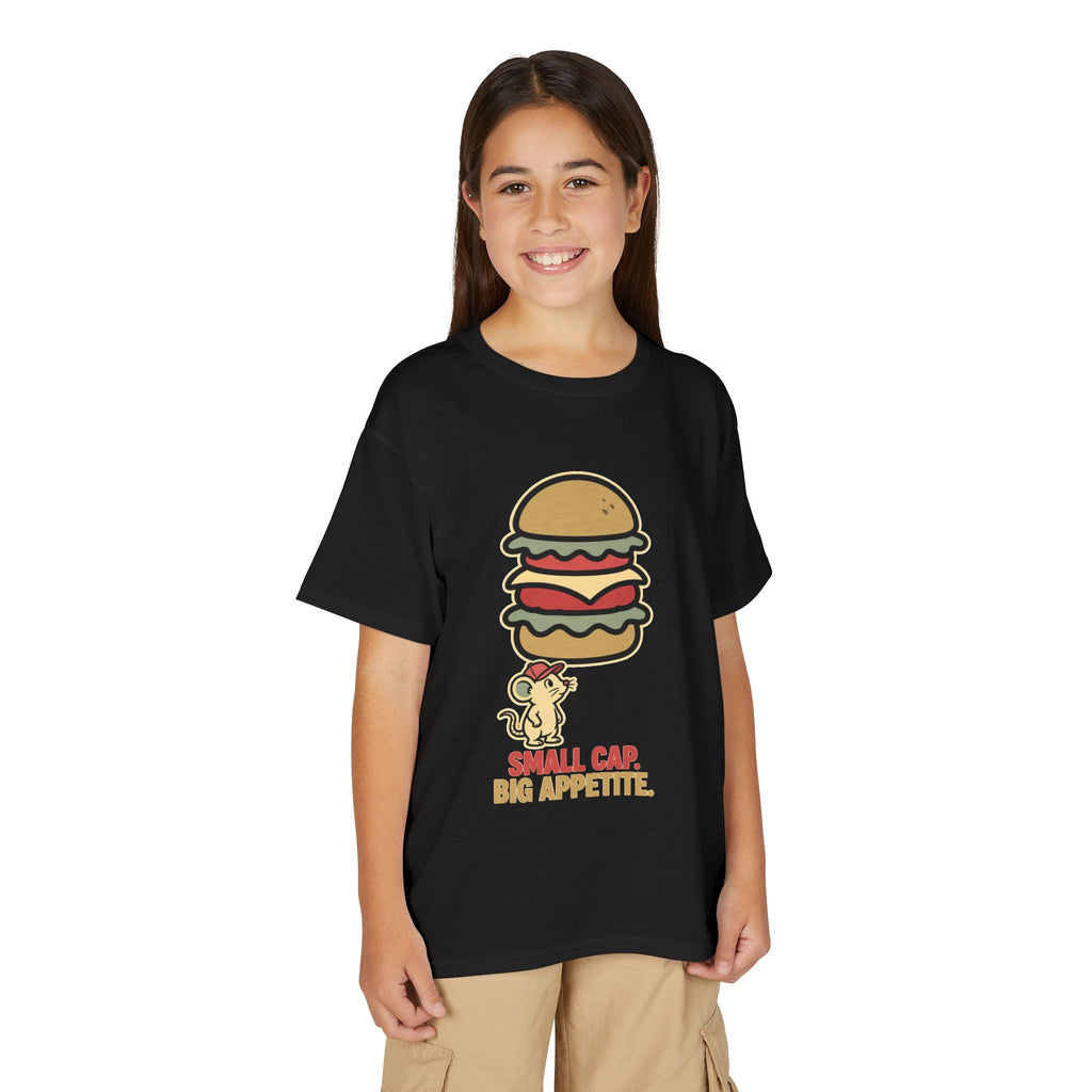 SMALL CAP. BIG APPETITE.. Youth Tee