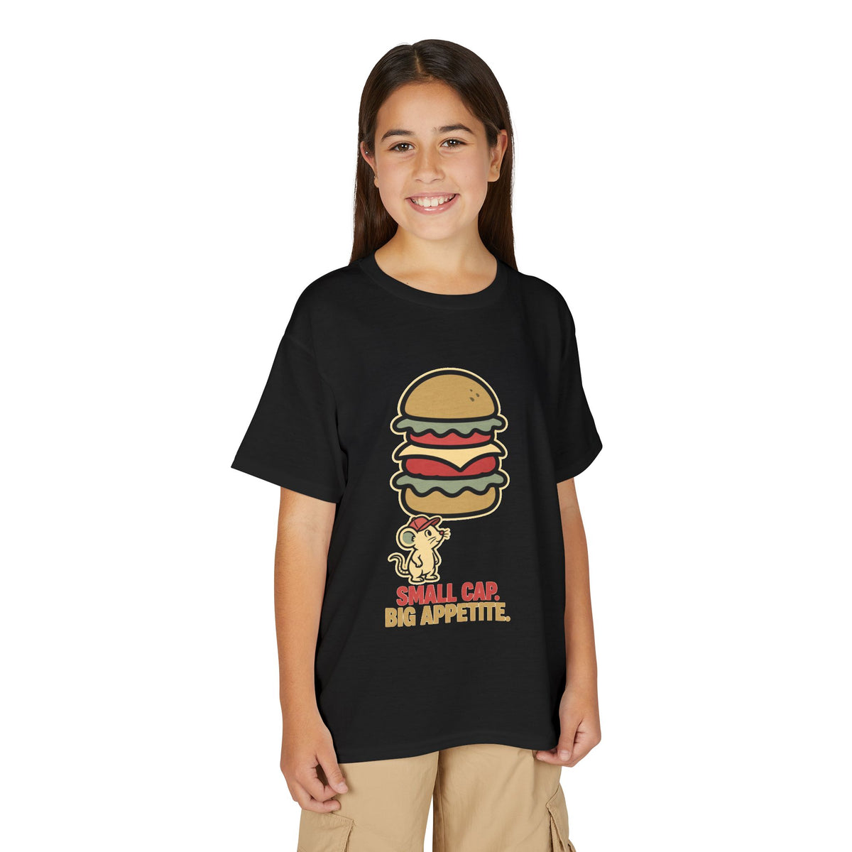 SMALL CAP. BIG APPETITE.. Youth Tee