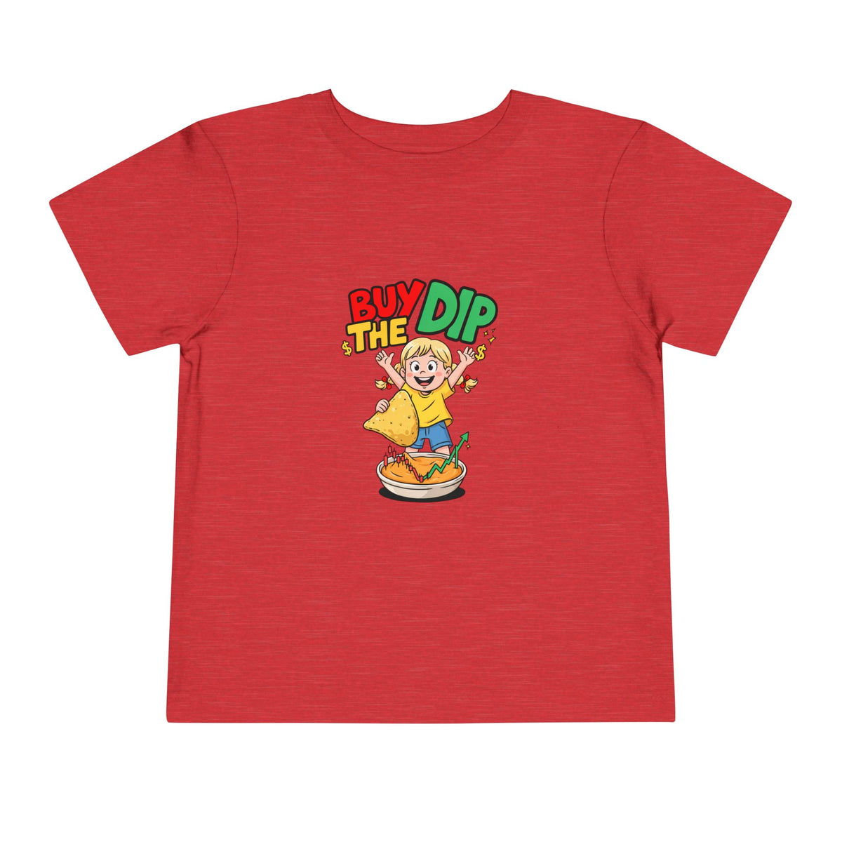 BUY THE DIP. Girls' Toddler Tee | Funny Finance Kids Clothing