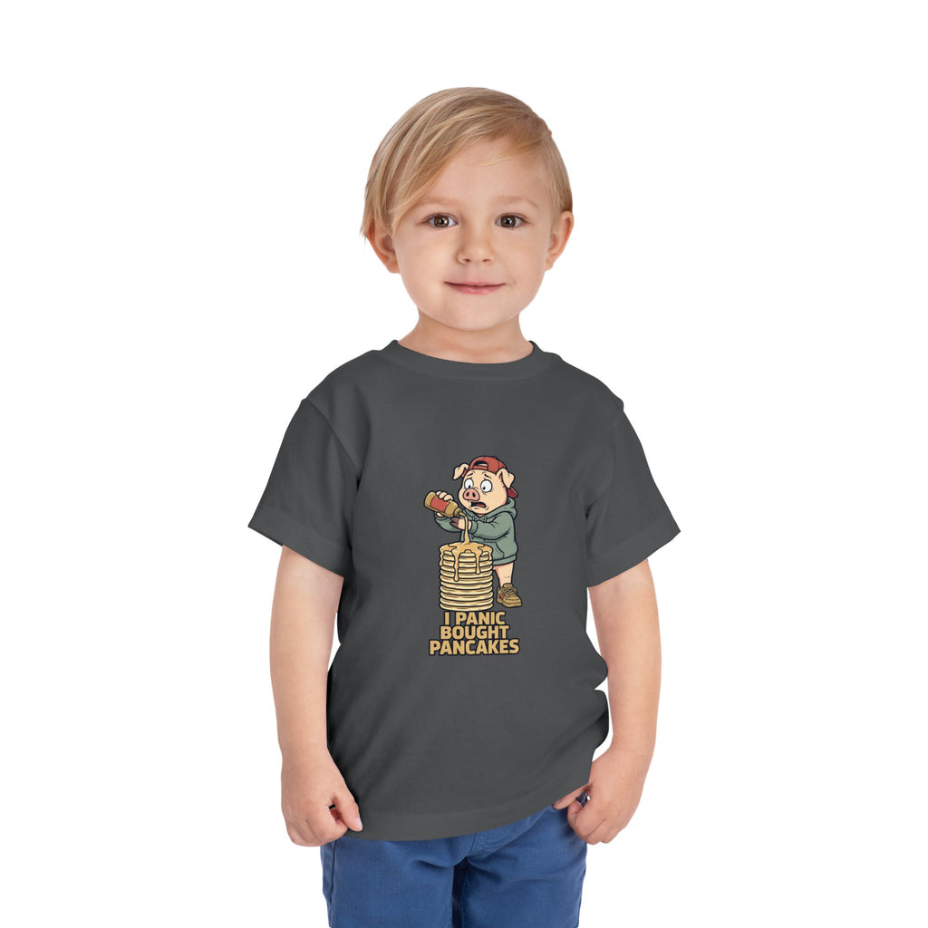 I PANIC BOUGHT PANCAKES. Toddler Tee
