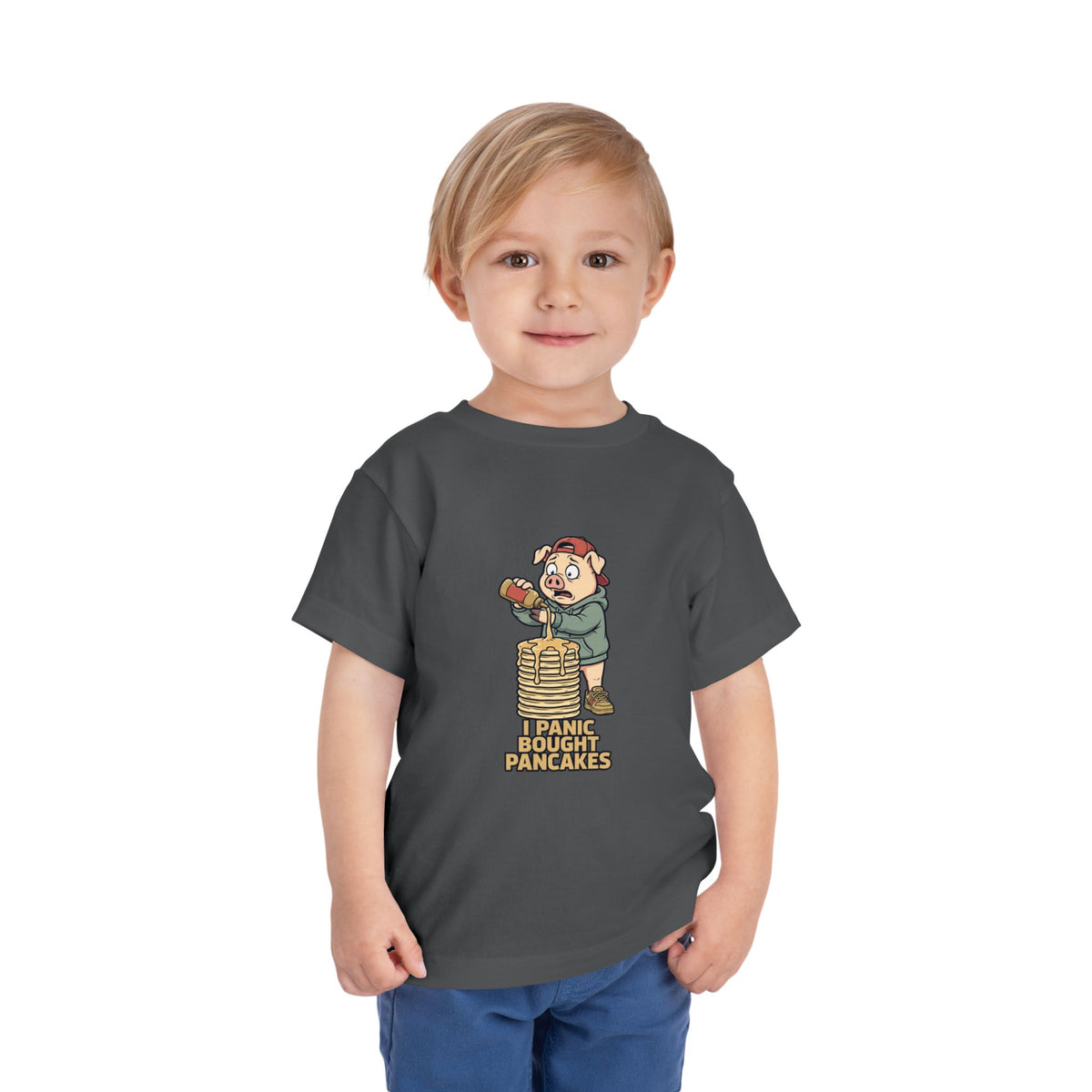 I PANIC BOUGHT PANCAKES. Toddler Tee