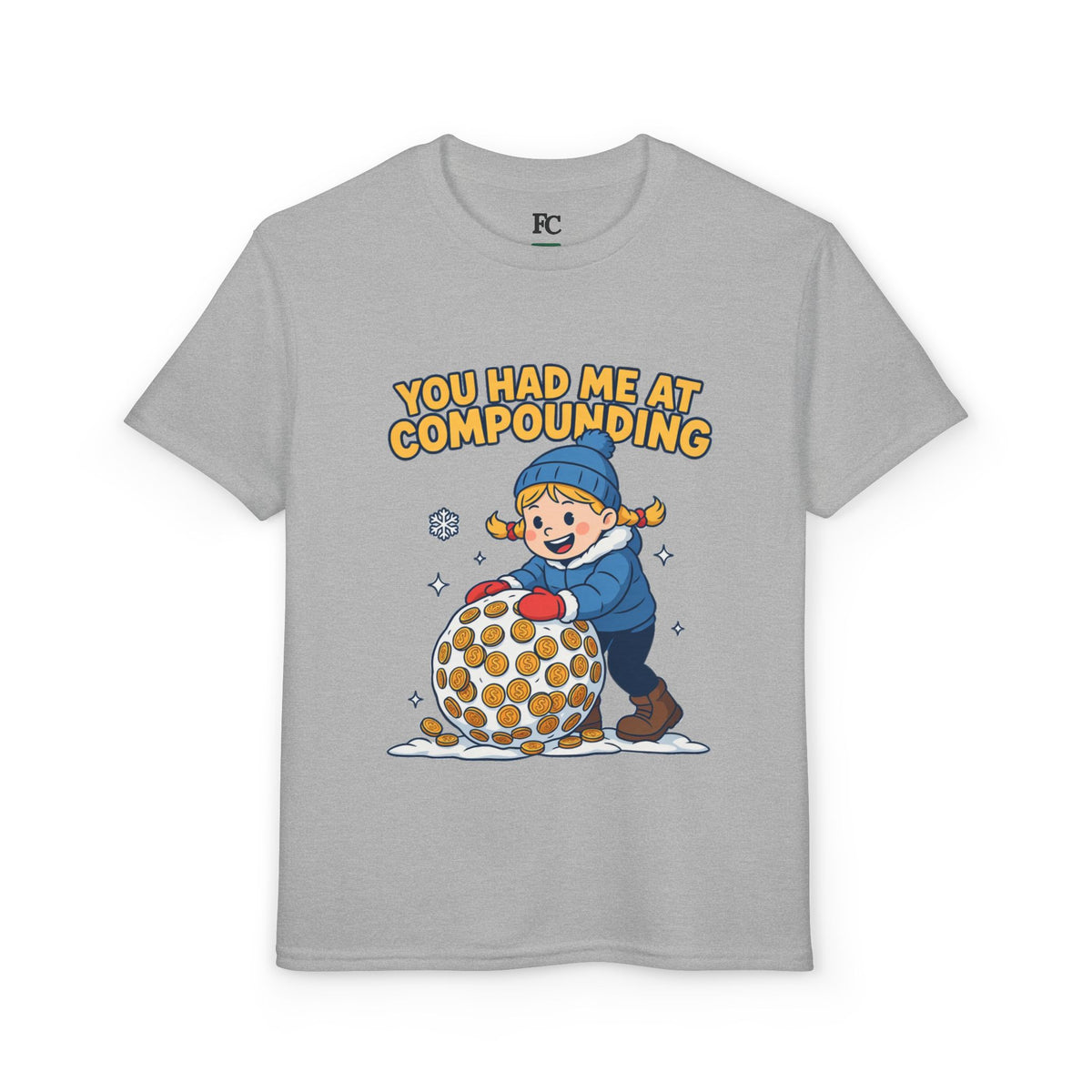 YOU HAD ME AT COMPOUNDING. Girls' Youth Tee | Funny Finance Kids Clothing