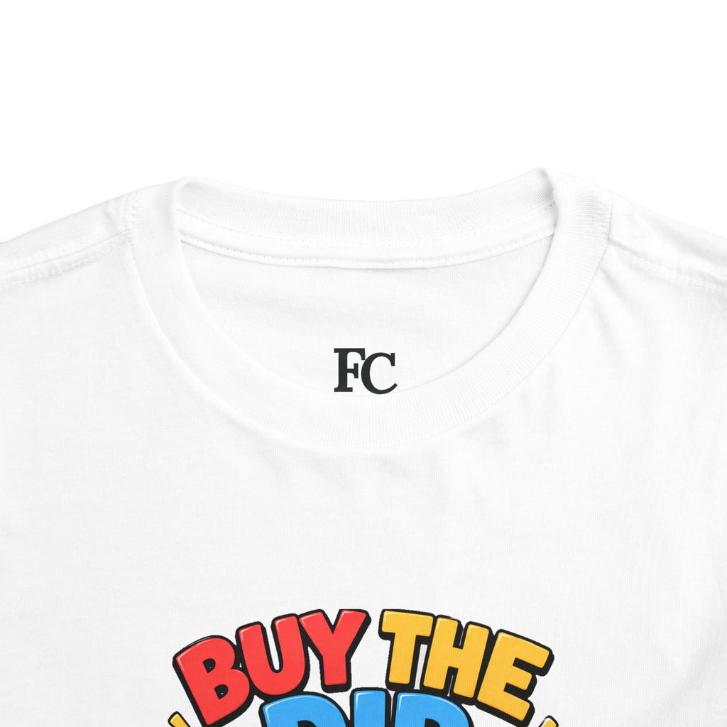 BUY THE DIP BEAR. Toddler Tee | Funny Finance Kids Clothing