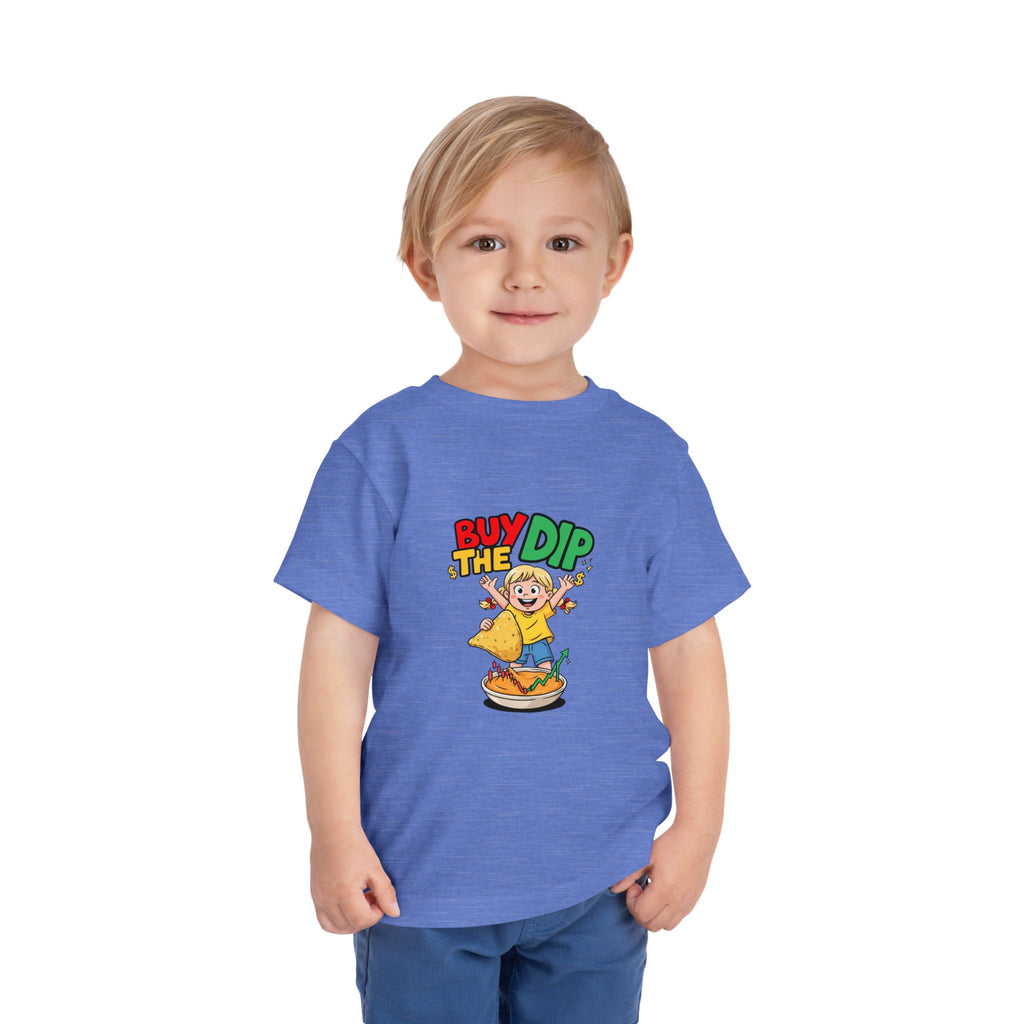 BUY THE DIP. Girls' Toddler Tee | Funny Finance Kids Clothing