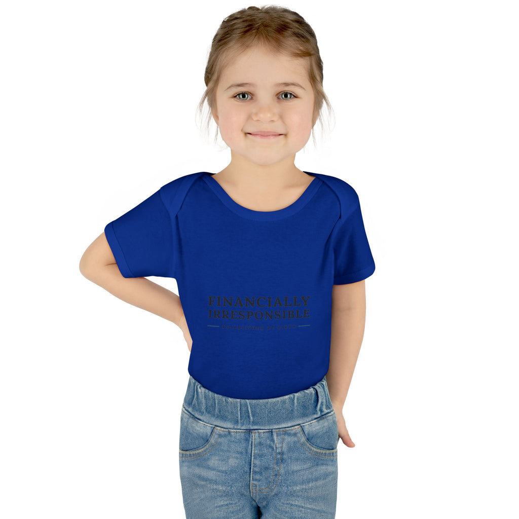 Financially Irresponsible Baby Bodysuit | Funny New Parent Gift