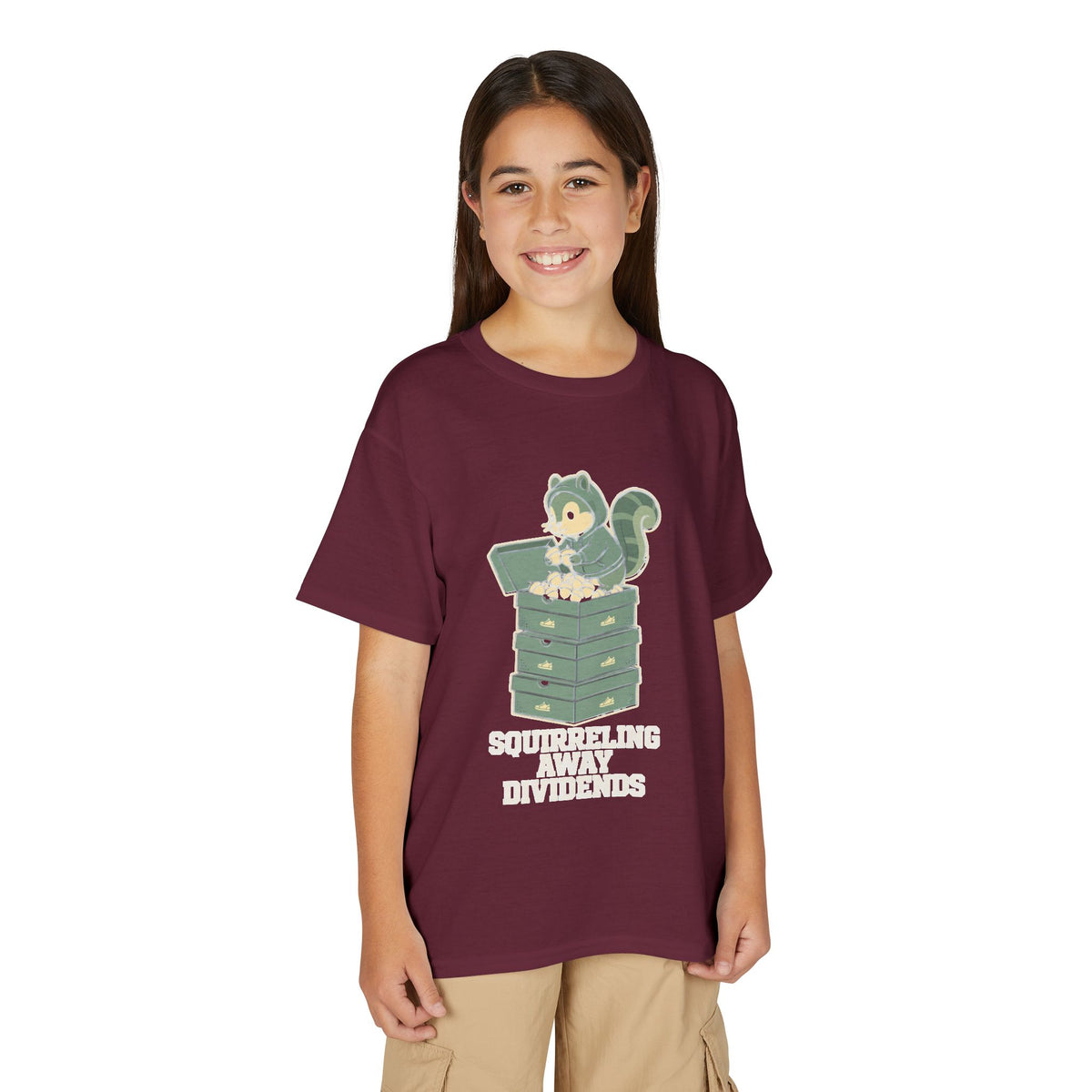 SQUIRRELING AWAY DIVIDENDS. Youth Tee