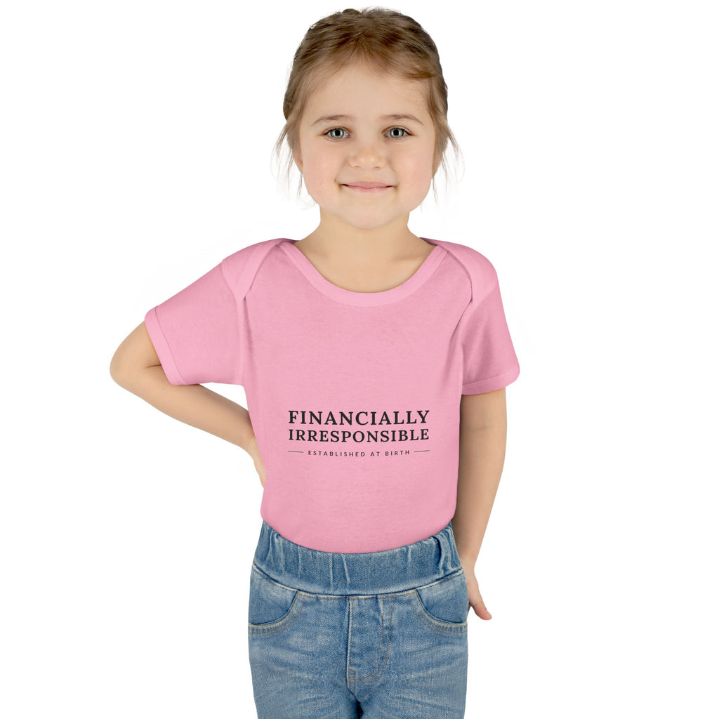 Financially Irresponsible Baby Bodysuit | Funny New Parent Gift