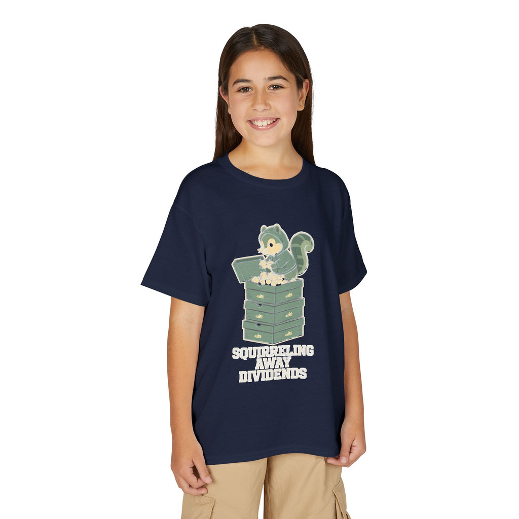 SQUIRRELING AWAY DIVIDENDS. Youth Tee