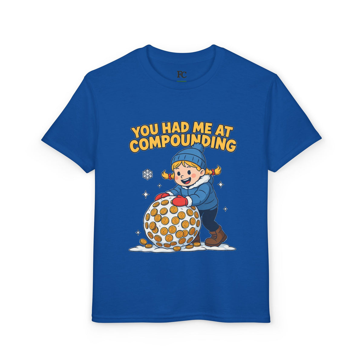 YOU HAD ME AT COMPOUNDING. Girls' Youth Tee | Funny Finance Kids Clothing