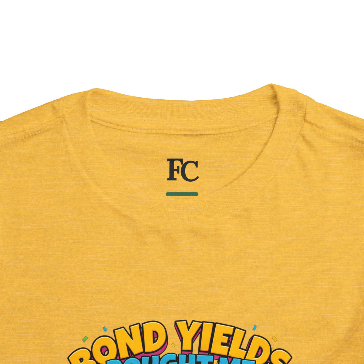 BOND YIELDS BOUGHT ME THIS SHIRT. Boys' Toddler Tee | Funny Finance Kids Clothing