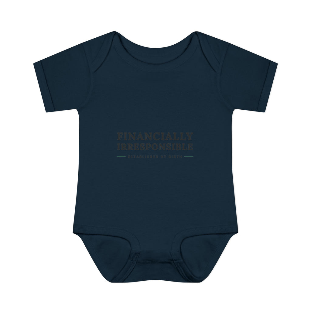 Financially Irresponsible Baby Bodysuit | Funny New Parent Gift