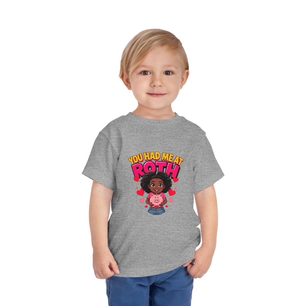 YOU HAD ME AT ROTH. Girls' Toddler Tee | Funny Finance Kids Clothing