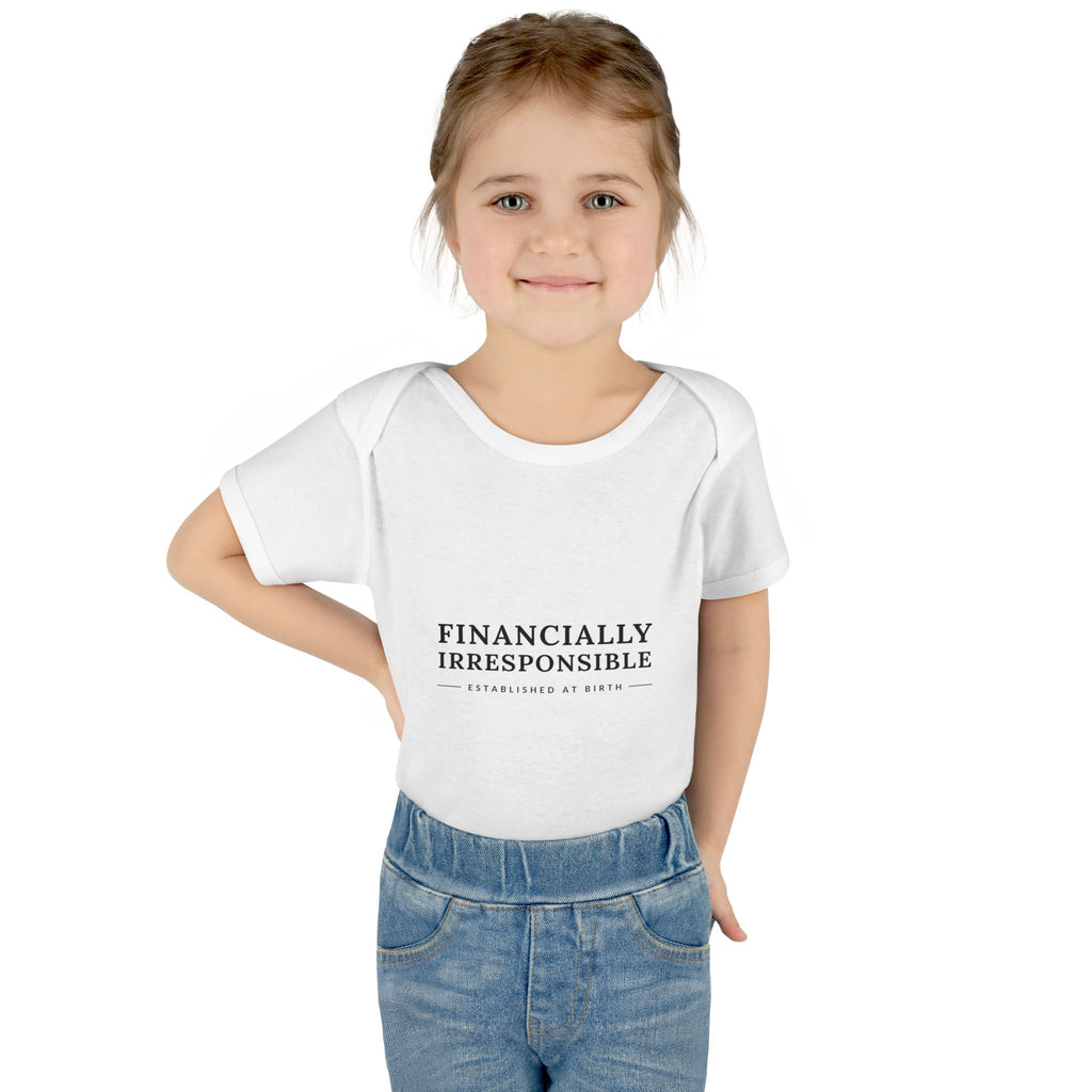Financially Irresponsible Baby Bodysuit | Funny New Parent Gift