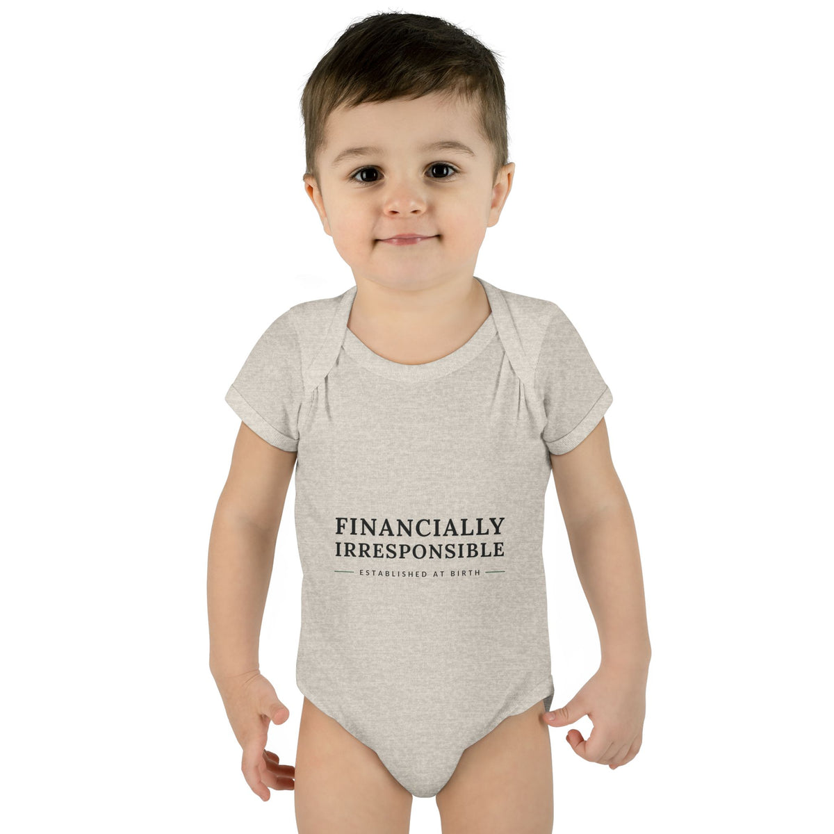 Financially Irresponsible Baby Bodysuit | Funny New Parent Gift