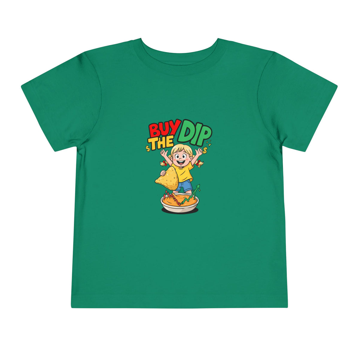 BUY THE DIP. Girls' Toddler Tee | Funny Finance Kids Clothing