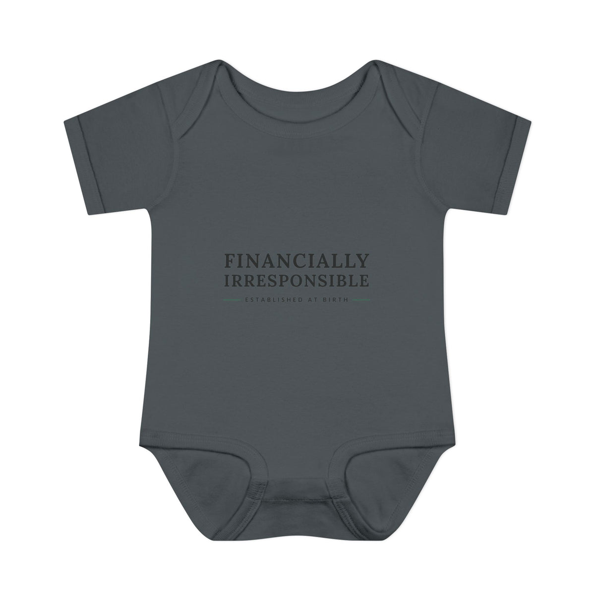 Financially Irresponsible Baby Bodysuit | Funny New Parent Gift
