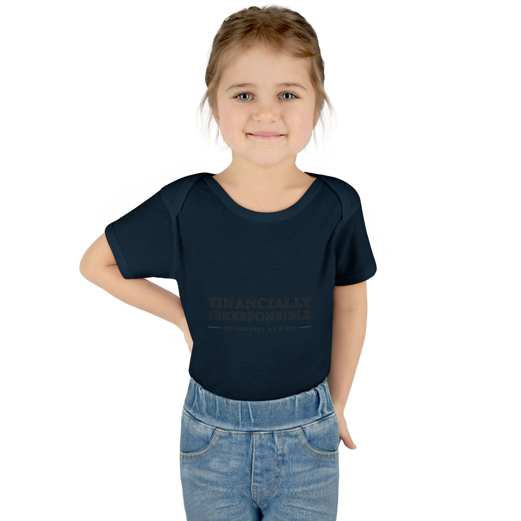 Financially Irresponsible Baby Bodysuit | Funny New Parent Gift