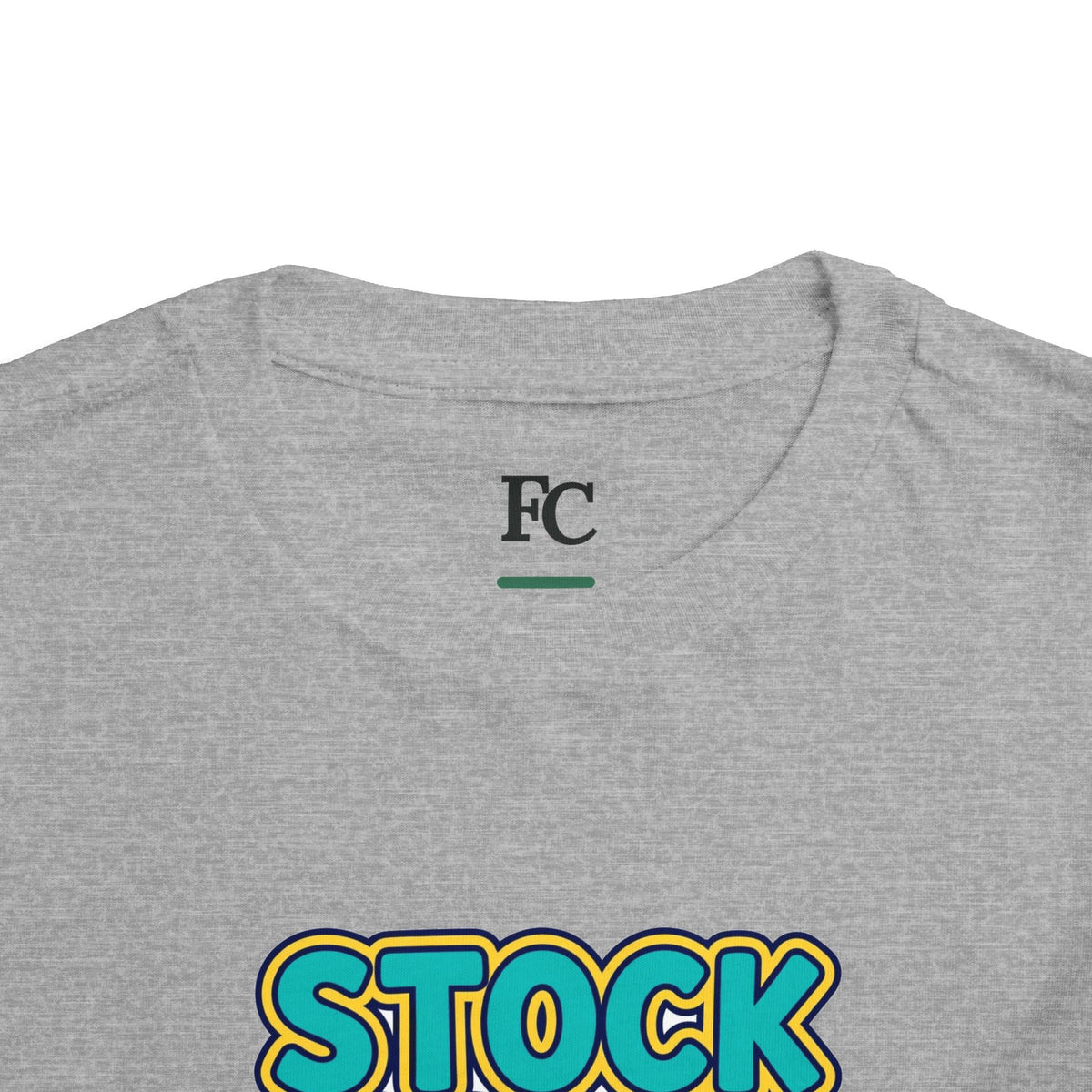 STOCK SPLIT. Girls' Toddler Tee | Funny Finance Kids Clothing