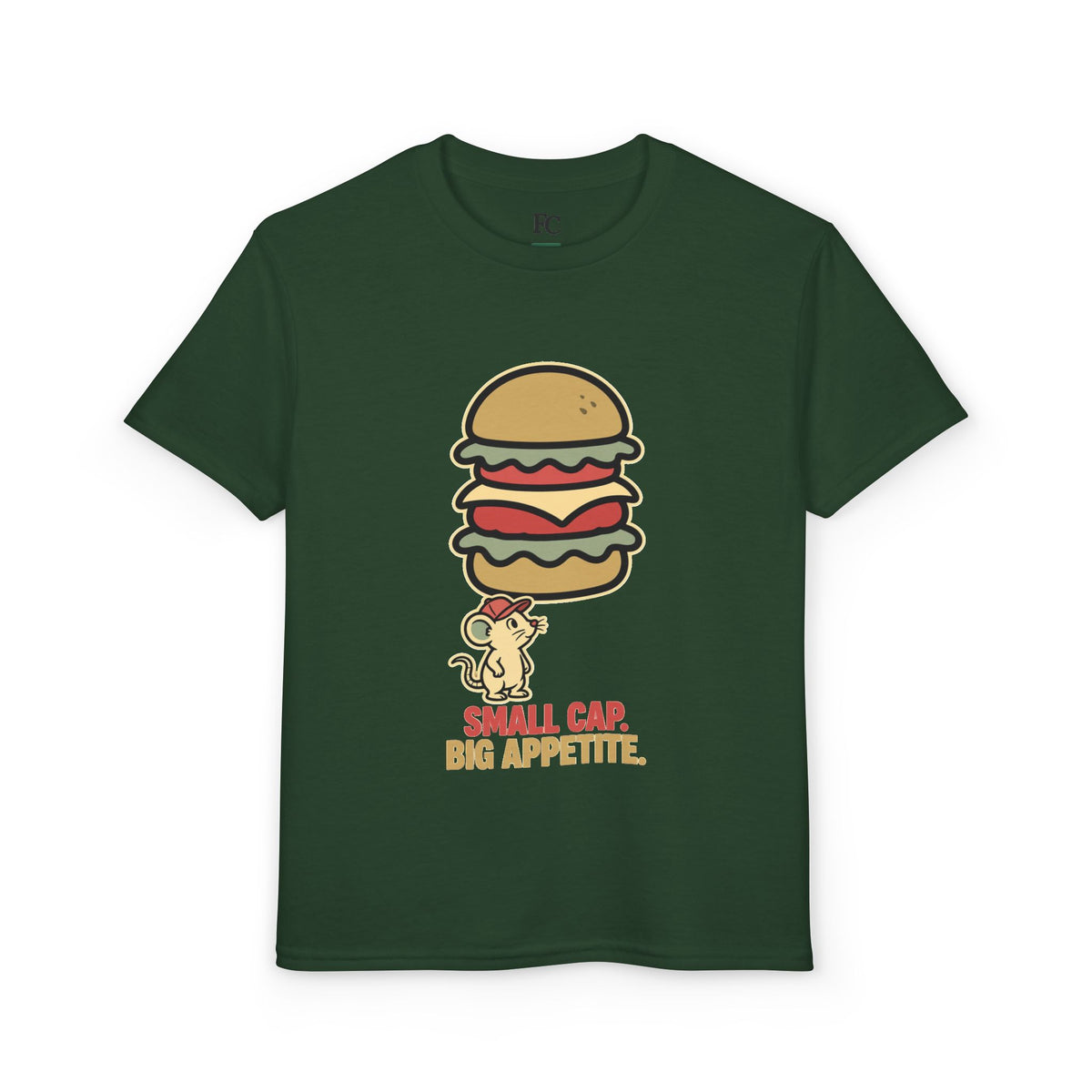 SMALL CAP. BIG APPETITE.. Youth Tee