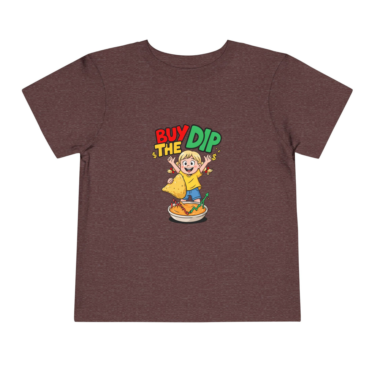 BUY THE DIP. Girls' Toddler Tee | Funny Finance Kids Clothing