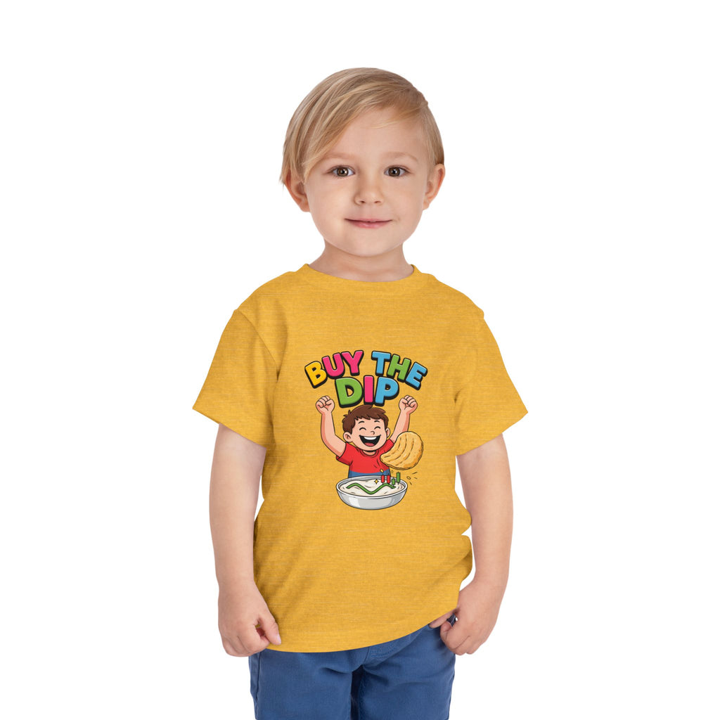 BUY THE DIP. Boys' Toddler Tee | Funny Finance Kids Clothing