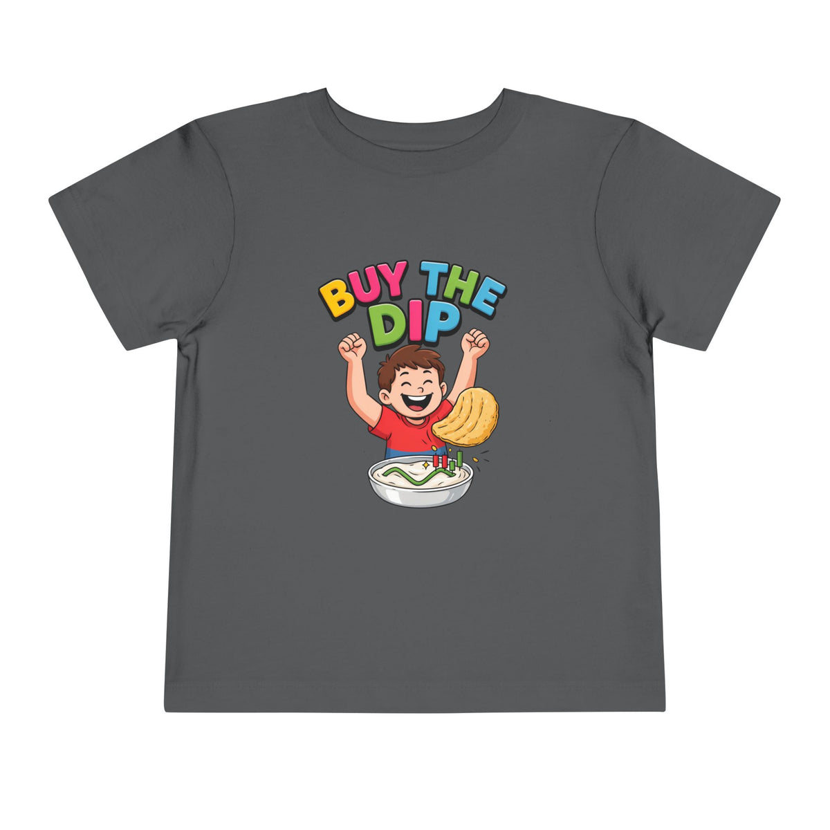 BUY THE DIP. Boys' Toddler Tee | Funny Finance Kids Clothing
