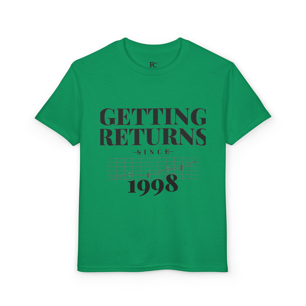 GETTING RETURNS SINCE [YEAR]. Youth Tee | Personalized Funny Finance Kids Shirt