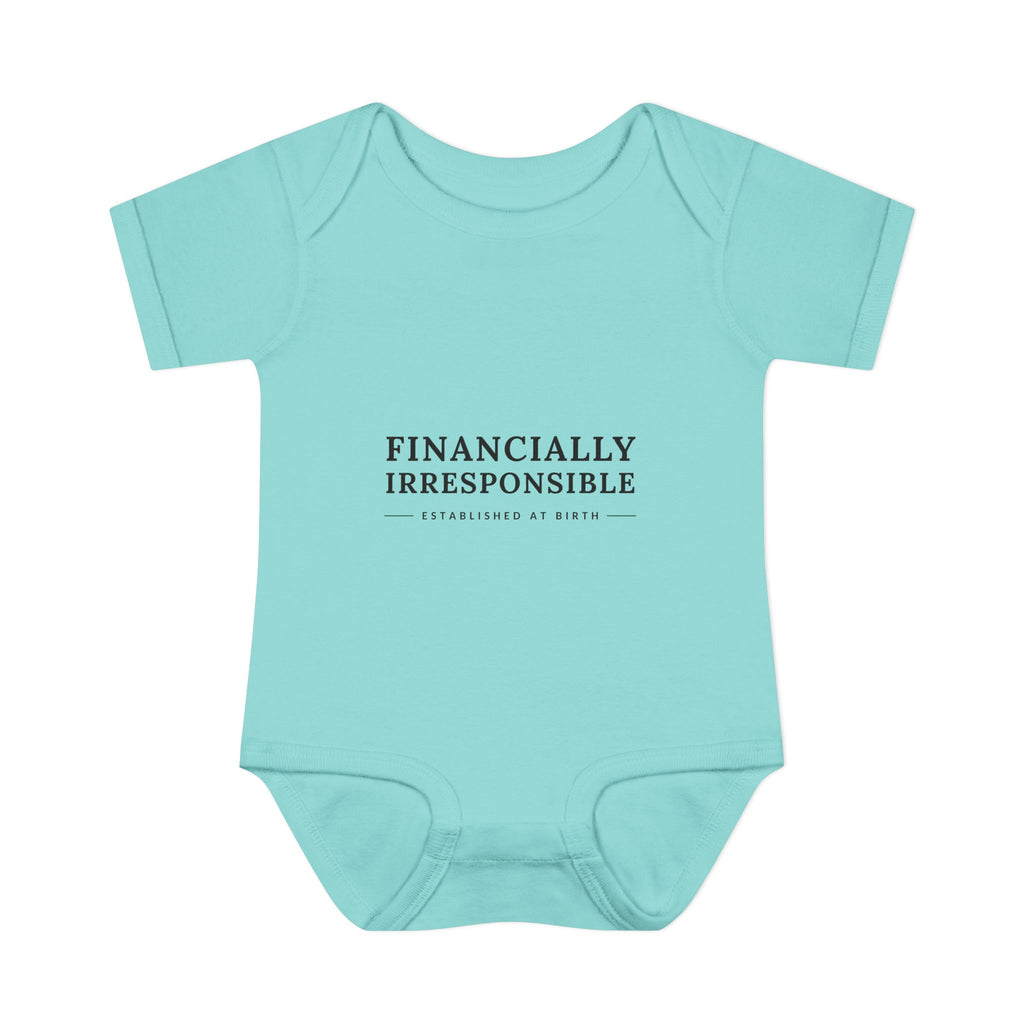 Financially Irresponsible Baby Bodysuit | Funny New Parent Gift