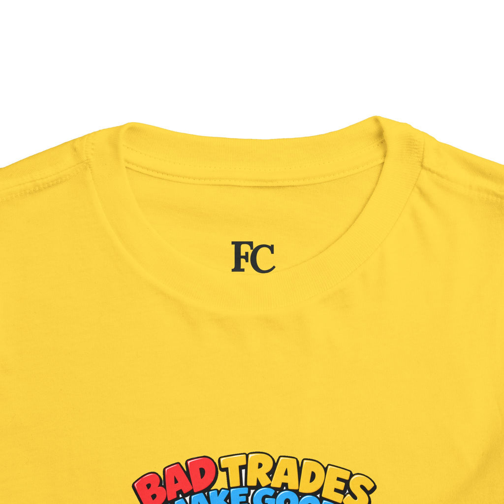 BEAR BAD TRADES. Toddler Tee | Funny Finance Kids Clothing