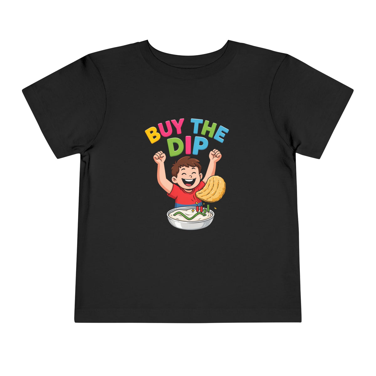 BUY THE DIP. Boys' Toddler Tee | Funny Finance Kids Clothing