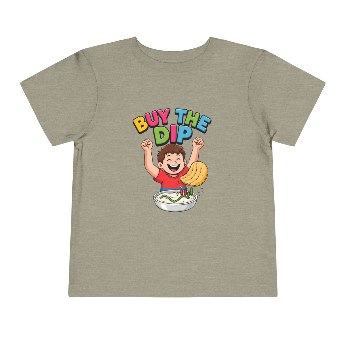 BUY THE DIP. Boys' Toddler Tee | Funny Finance Kids Clothing