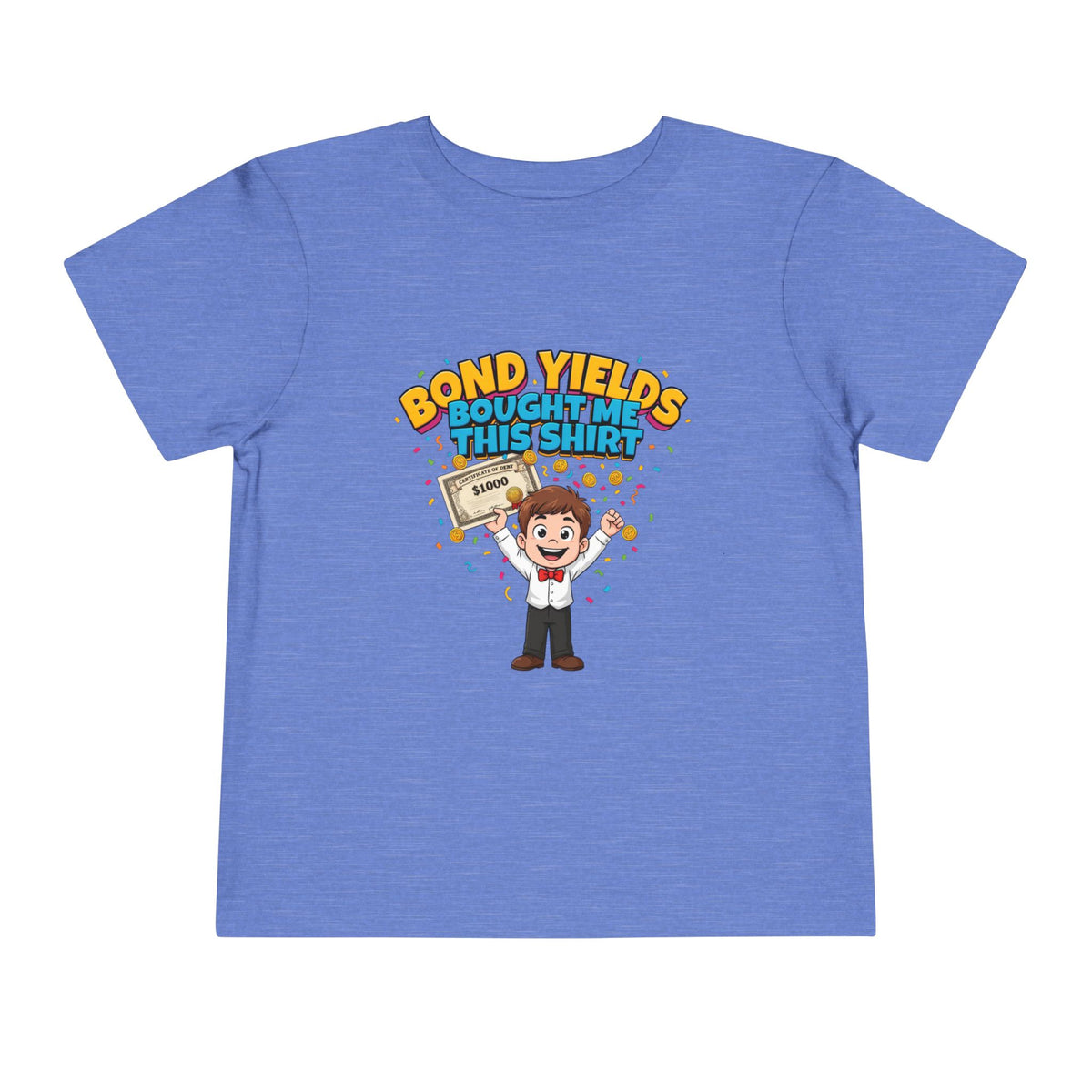 BOND YIELDS BOUGHT ME THIS SHIRT. Boys' Toddler Tee | Funny Finance Kids Clothing