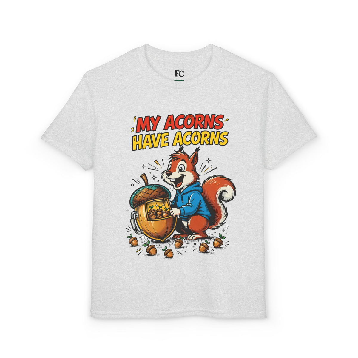 MY ACORNS HAVE ACORNS. Youth Tee | Funny Finance Kids Clothing