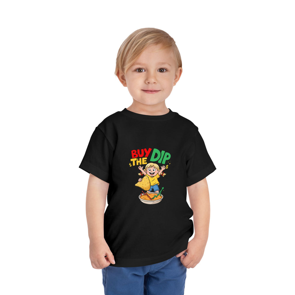 BUY THE DIP. Girls' Toddler Tee | Funny Finance Kids Clothing