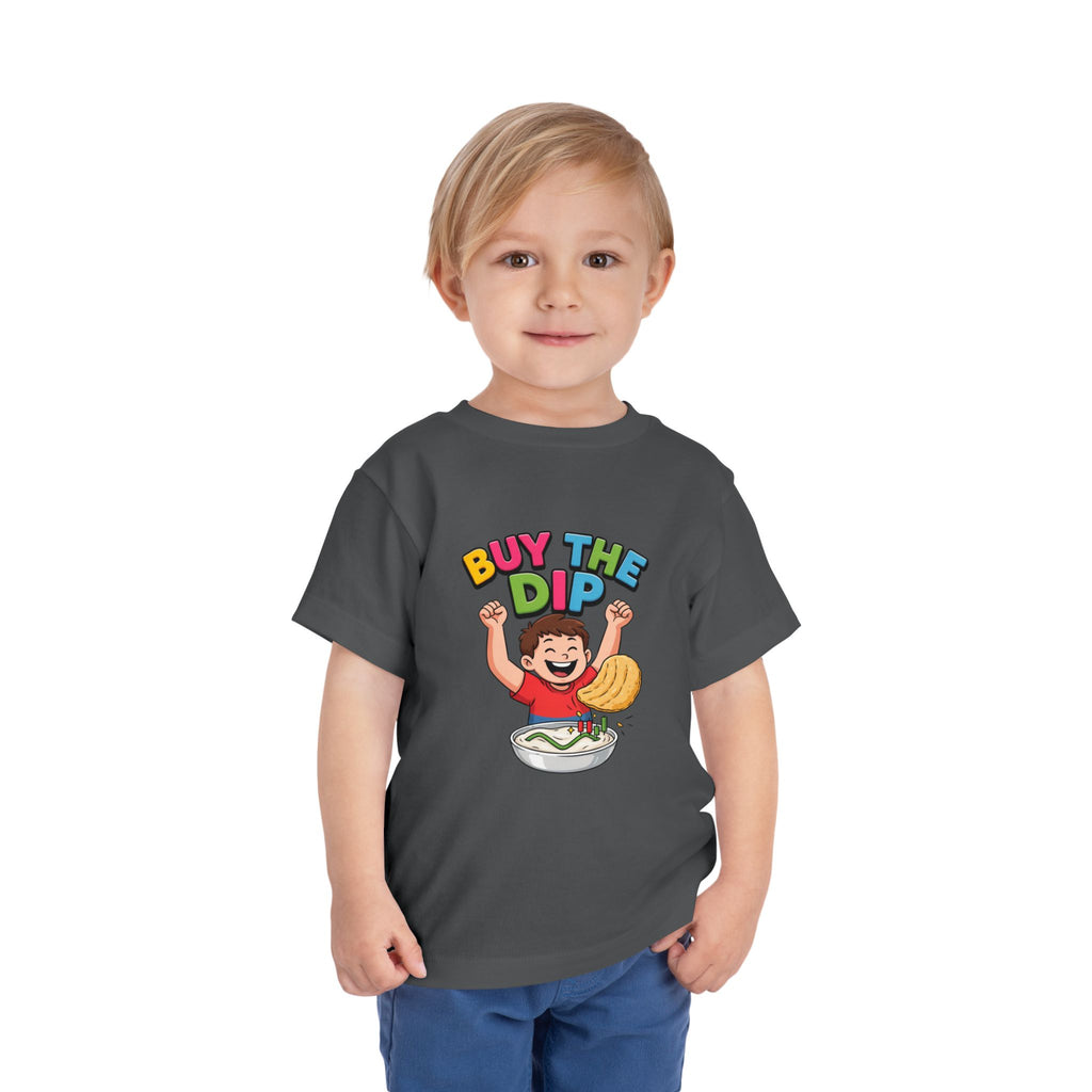 BUY THE DIP. Boys' Toddler Tee | Funny Finance Kids Clothing