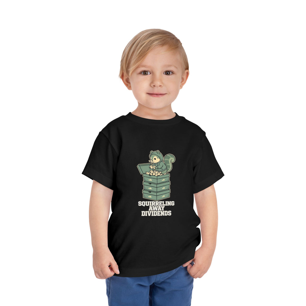 SQUIRRELING AWAY DIVIDENDS. Toddler Tee