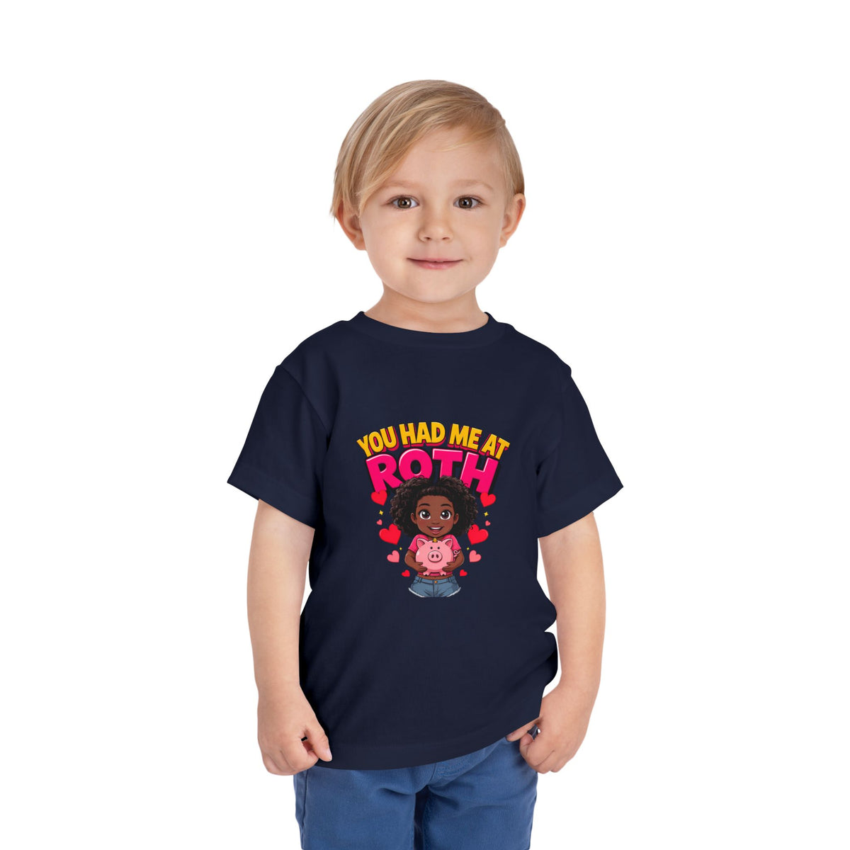 YOU HAD ME AT ROTH. Girls' Toddler Tee | Funny Finance Kids Clothing