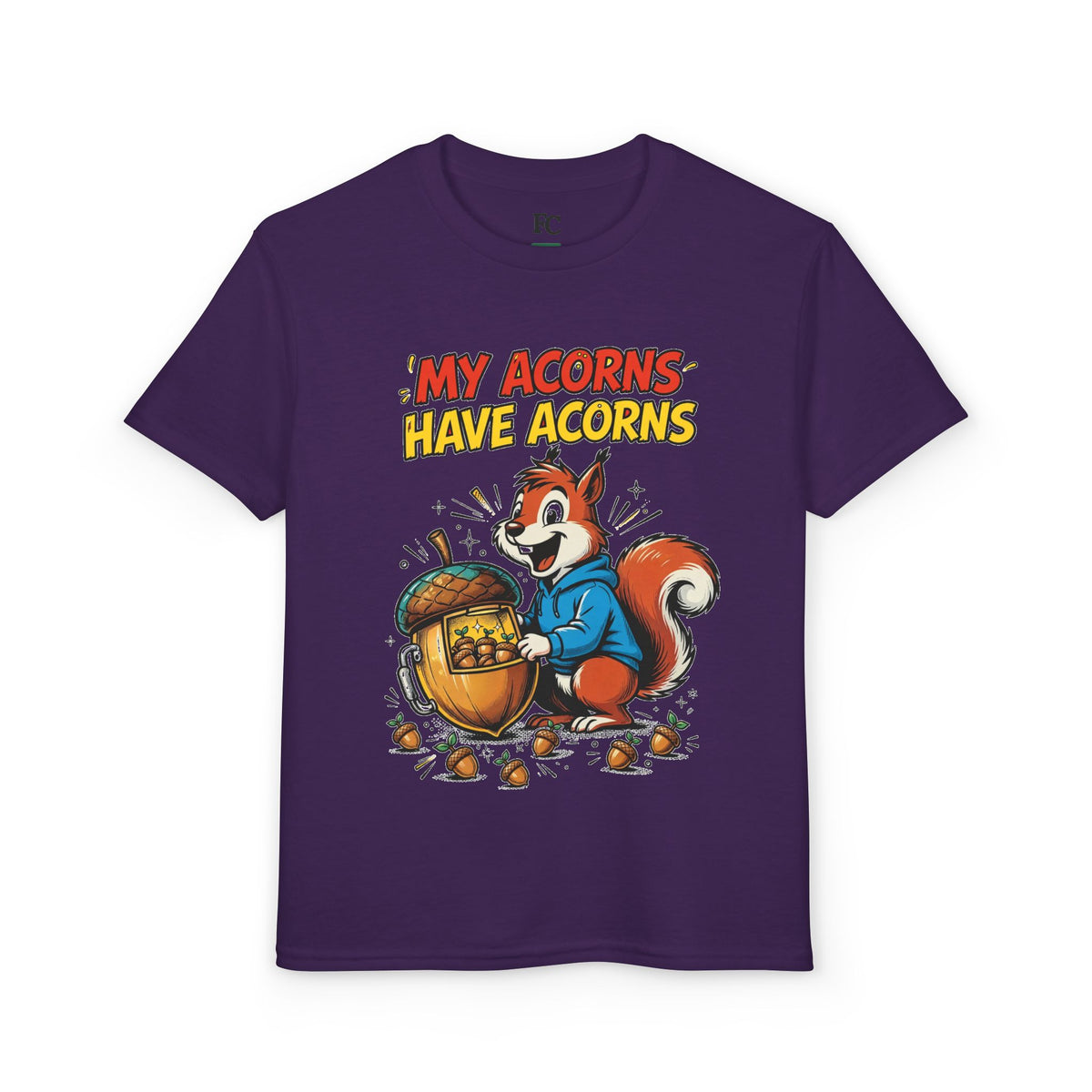 MY ACORNS HAVE ACORNS. Youth Tee | Funny Finance Kids Clothing