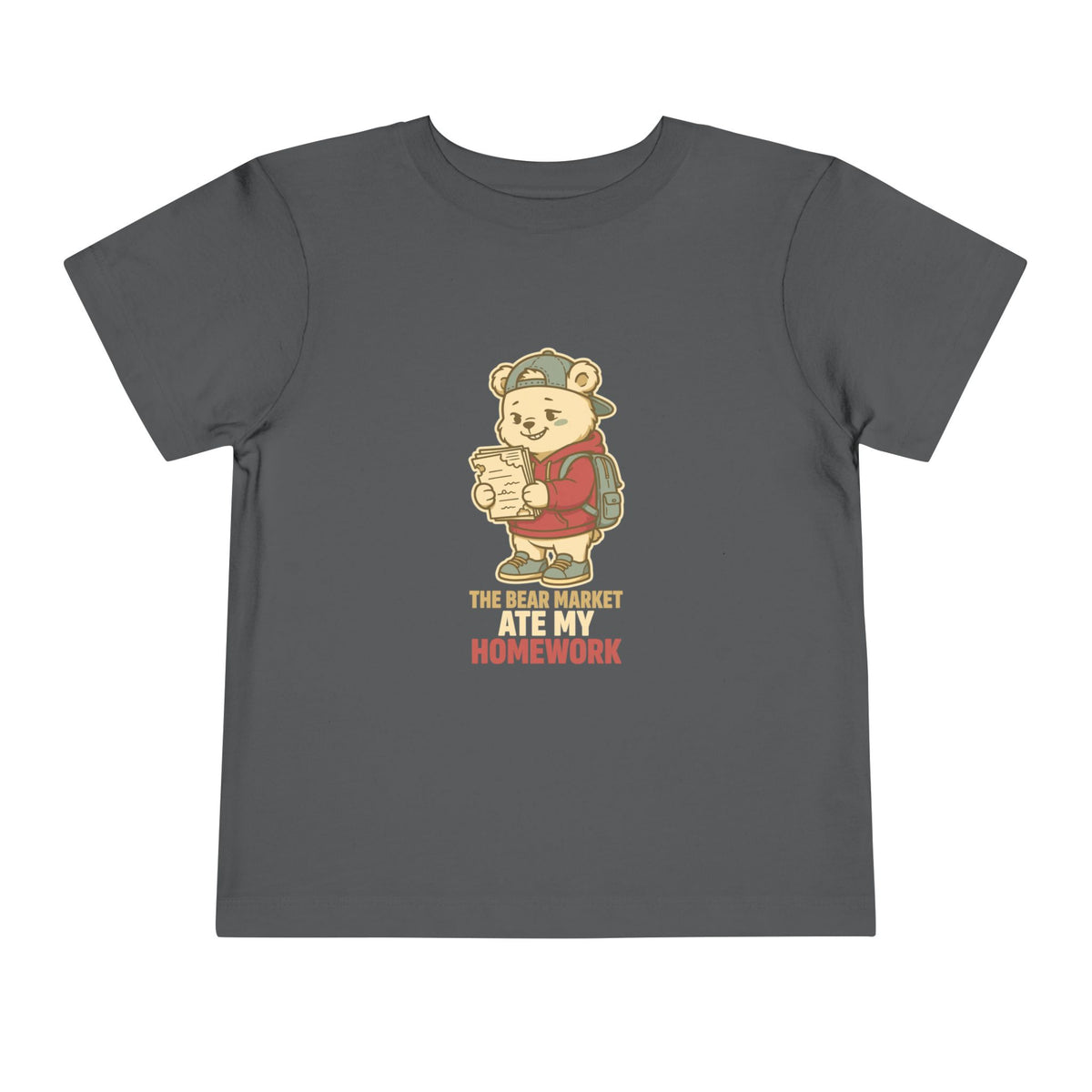 THE BEAR MARKET ATE MY HOMEWORK. Toddler Tee