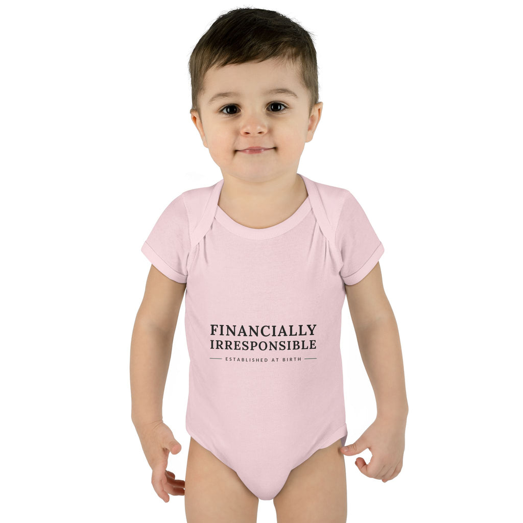 Financially Irresponsible Baby Bodysuit | Funny New Parent Gift