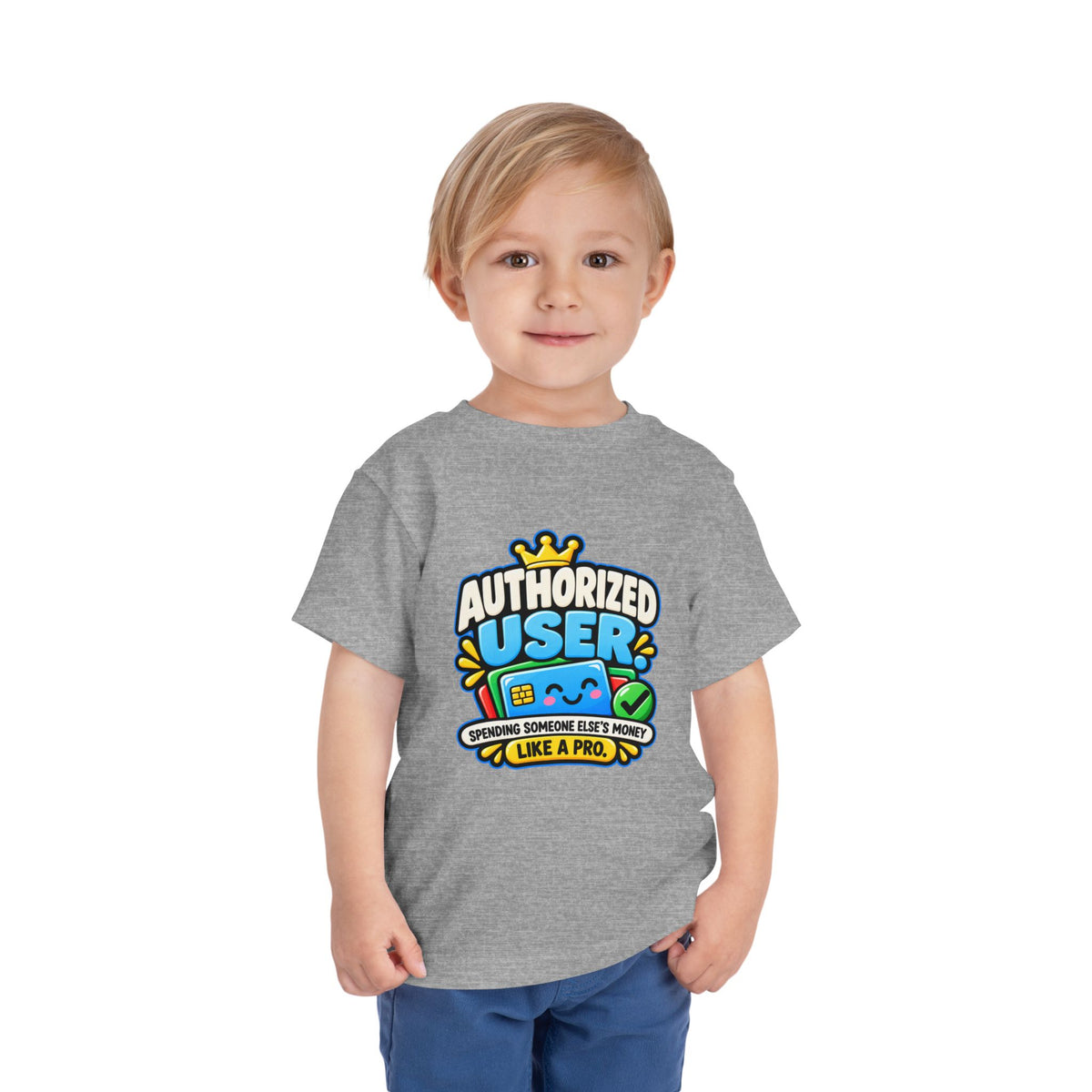 Authorized user? Girls' Toddler Tee | Funny Finance Kids Clothing