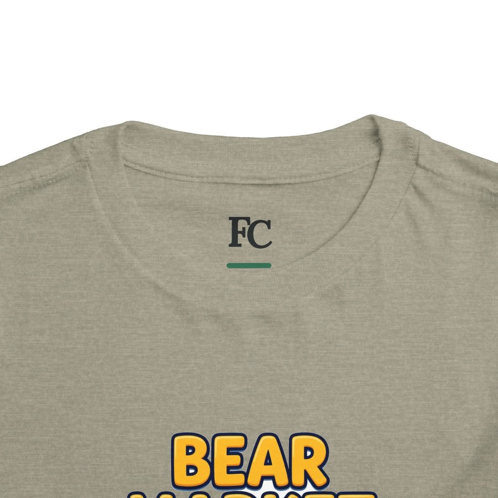 BEAR MARKET. Boys' Toddler Tee | Funny Finance Kids Clothing
