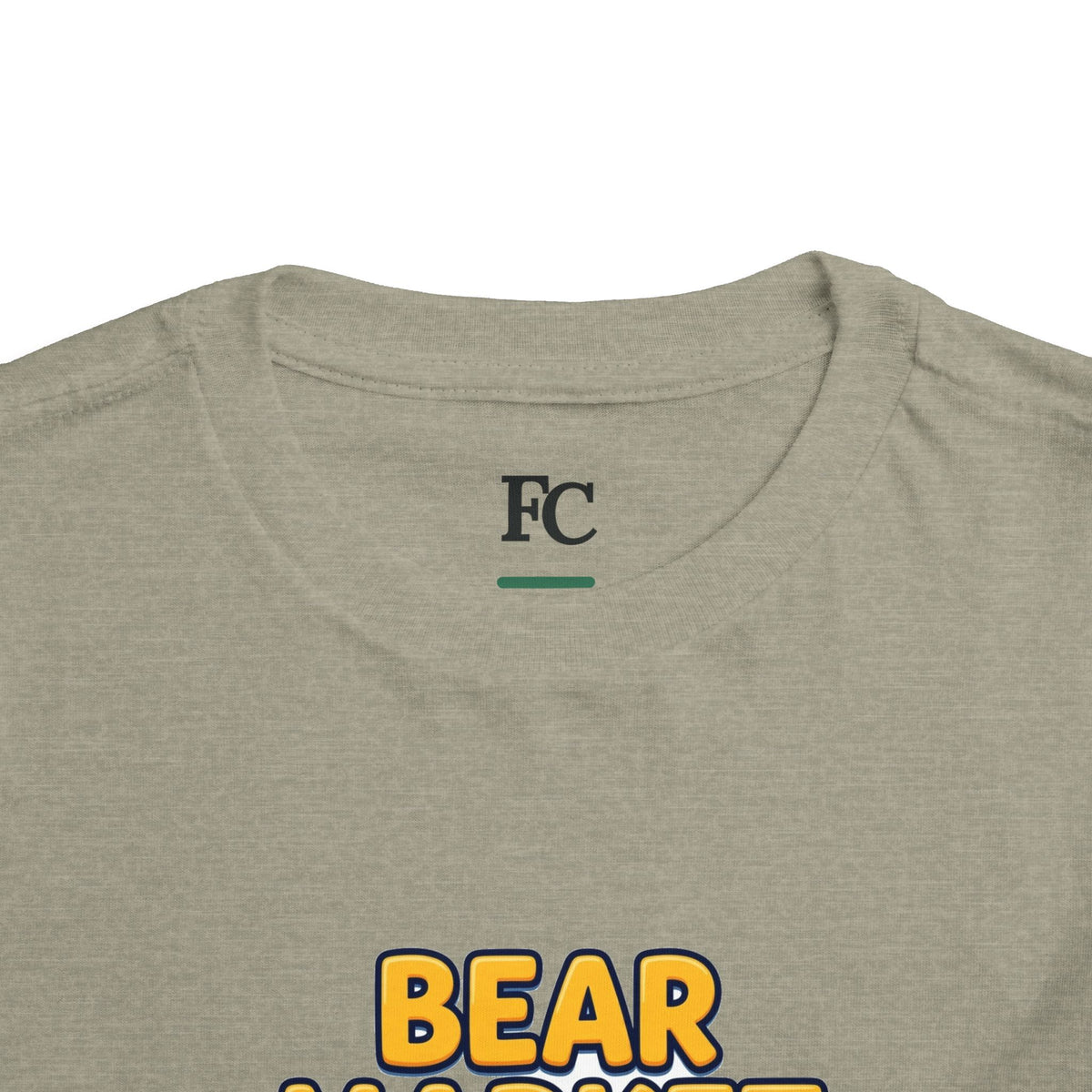 BEAR MARKET. Boys' Toddler Tee | Funny Finance Kids Clothing