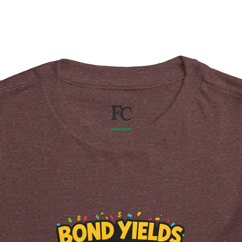BOND YIELDS BOUGHT ME THIS SHIRT. Boys' Toddler Tee | Funny Finance Kids Clothing